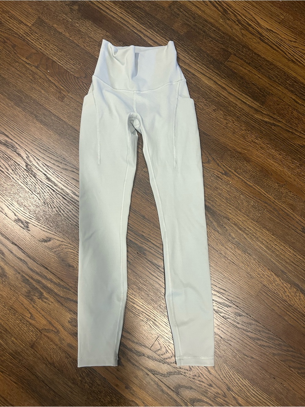 lululemon athletica Light Gray/greenish High-Rise Leggings